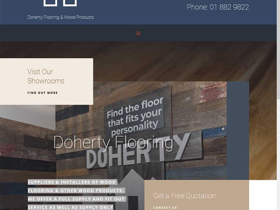 Web Design Case Study: Doherty Flooring