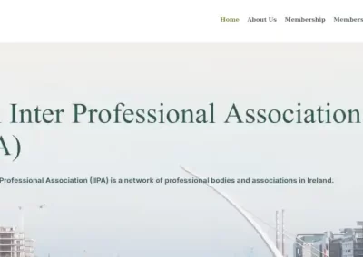 Irish Inter Professional Association Website Design